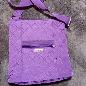 Vera Bradley Quilted Purple Crossbody Bag